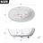 63"X37.5" Solid Surface Stone Resin Freestanding Soaking Bathtub-113713718