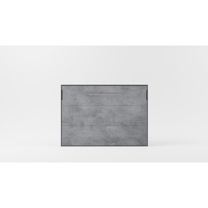Rechell Bed, European Double (140 x 200cm), Slate Grey/Bronx