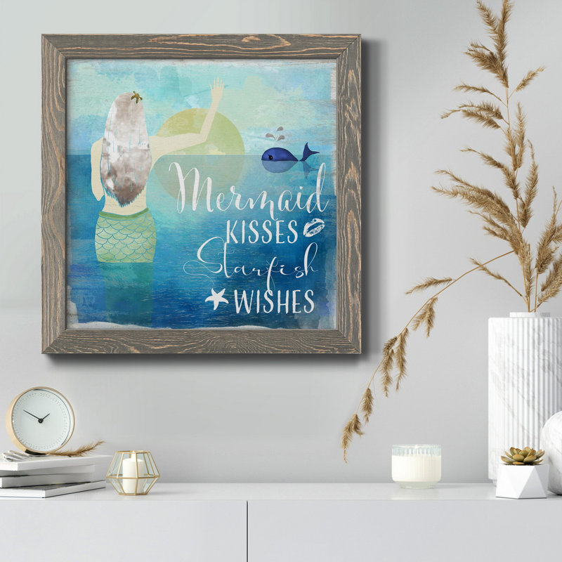 Rolling Bluff - Peinture sur toile encadrée, H 27,5 po x l 27,5 po x P 1,5 po, Encadré gris