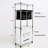 Laundry Hamper With Wide Shelves And Metal Hooks, 3 Tier, Waterproof , Robust Iron 100l Large Basket, Tier Sorter, Easy Assembly, Frame