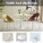 White Round Dining Table,Modern Dining Table, Dining Table,MDF Tabletop And Iron Spray-Painted Matte Base,Oval Dining Table,Mid Century Coffee Table For Living Room 31.5-Inch,Home Kitchen,Small Places-1264521625-1264521624