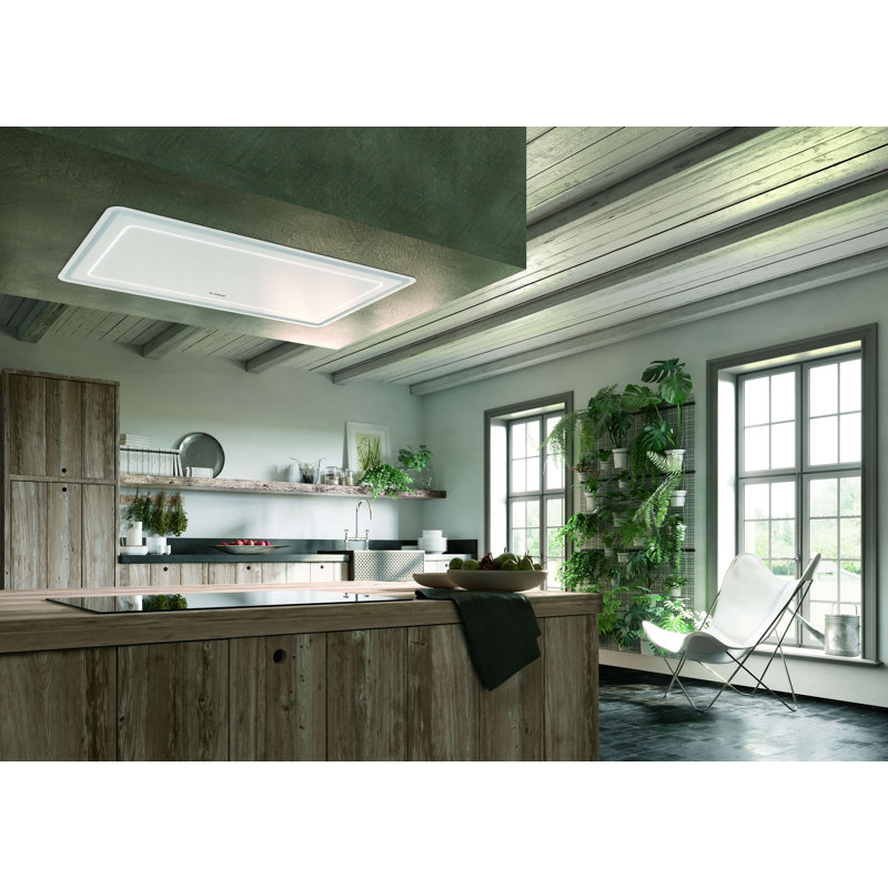 36" Convertible Insert Range Hood in Matte White with Remote. Blower sold separately., White