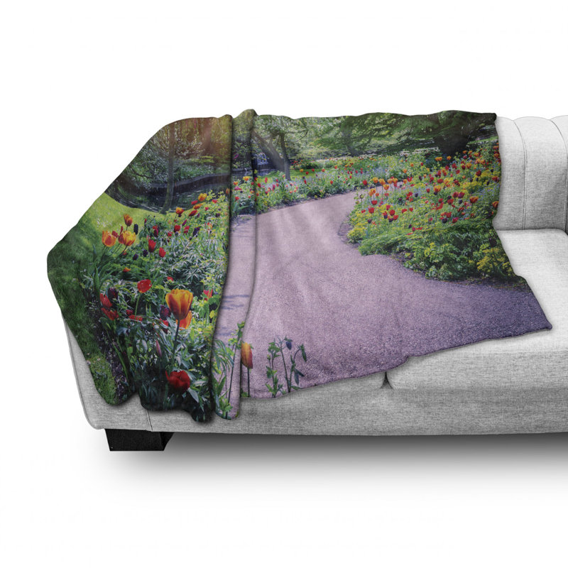 Hand Woven Throw Blanket, 50" W x 70" L