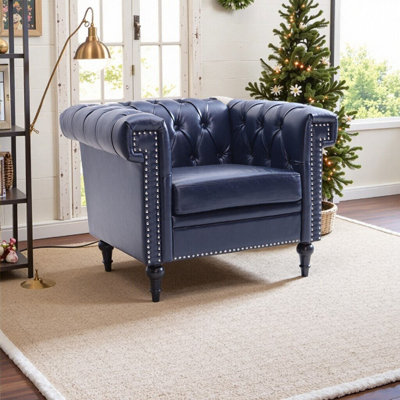 Canapé moderne à 1 place avec coussin haute densité pour le salon