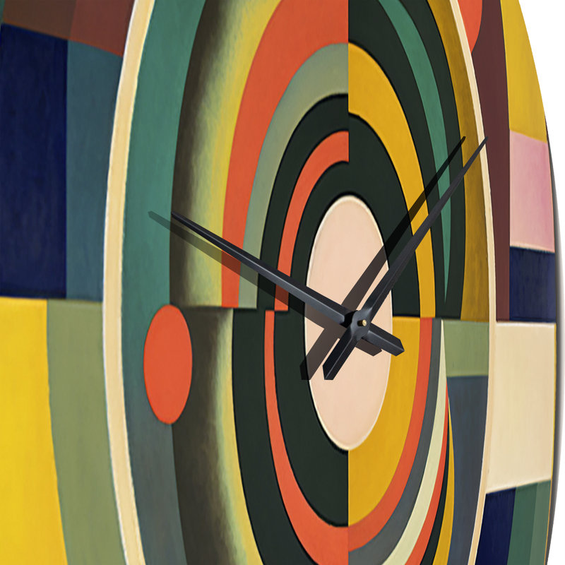 Horloge murale Mid-Century, Très grand