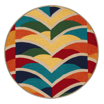  Tapis hawaïen à arc-en-ciel lavable