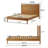 Solid Wood Platform Bed (Bed)-1444997131-1444997135