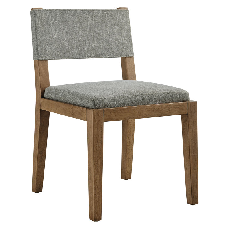 Chaise de salle à manger rembourrée Calder, Brun