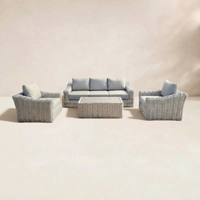 Sommer 5 - Person Patio Conversation Set with Cushions