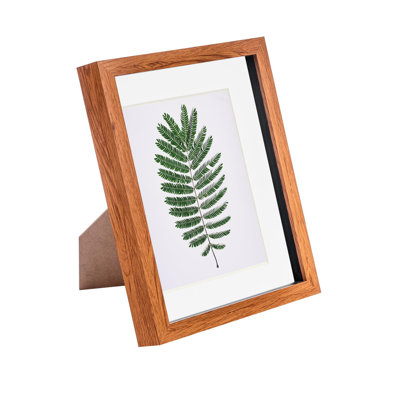 Nicola Spring - 3D Box Photo Frame - 8 x 10" with 5 x 7" Mount