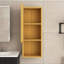 35 Inch Plywood Wall-Mounted Bathroom Cabinet