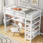 Lit mezzanine avec tablettes de rangement-51051065-51051070