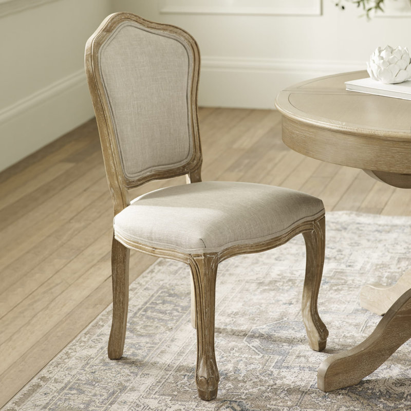 Tamkia 49cm H Polyester Upholstered Full Back Side Chair in Brown