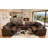 Namdor Leather Match Power Recline Sectional-490572202