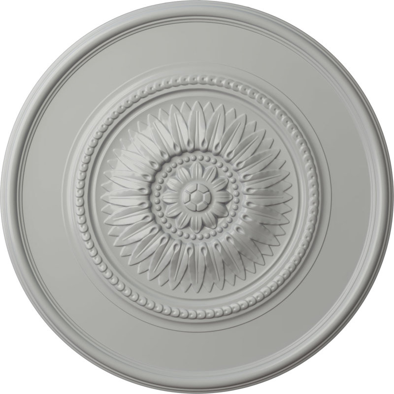 Médaillon Endurathane Wigan pour plafond, DO 29 3/4 po x P 1 1/2 po, Givré