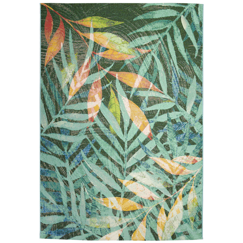 Kenilworth Performance Floral Indoor / Outdoor Rug, Rectangle 4'10" x 7'6"