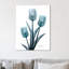 Midnight Sky Tulip Trio 2 - Wrapped Canvas Print-1431616783