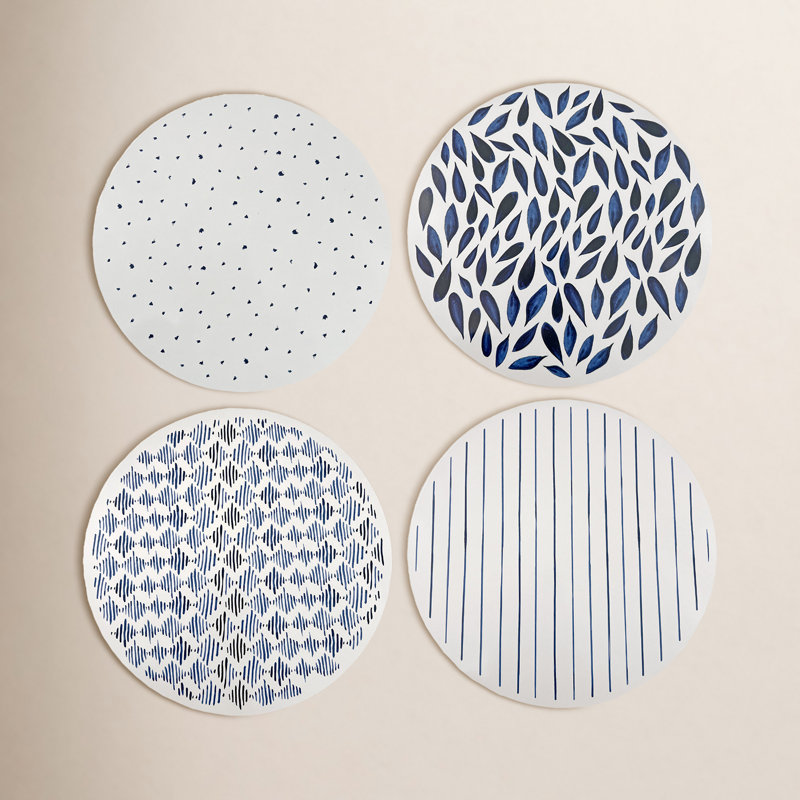 Lenox Blue Bay Round Cork Placemat