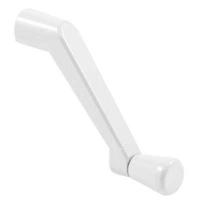 Manivelle à battant avec alésage 11/32 po Prime-Line, blanc