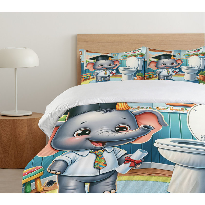 Ensemble de housse de couette en microfibre, Housse de couette pour grand lit et 2 taies décor