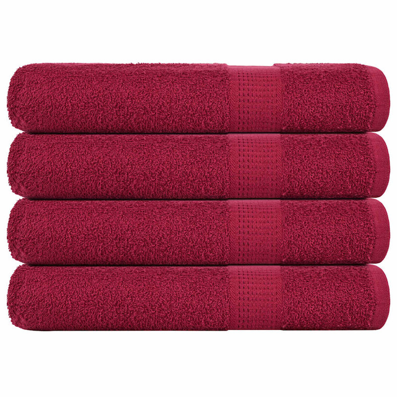 Jeeves 100% Cotton Bath Towel, Bordeaux