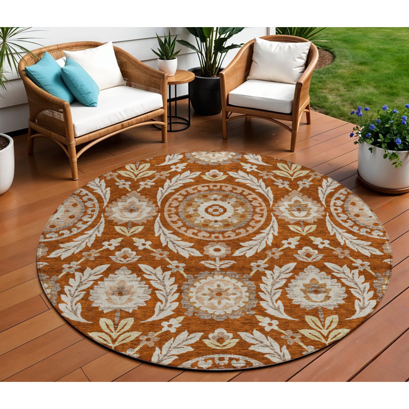 Tapis rond 8 po