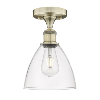 Nichalaus Glass Semi Flush Mount