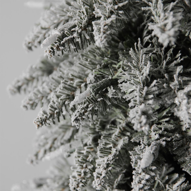 Evergreen Classics Albert Pencil Pine Prelit Christmas Tree, 7' H