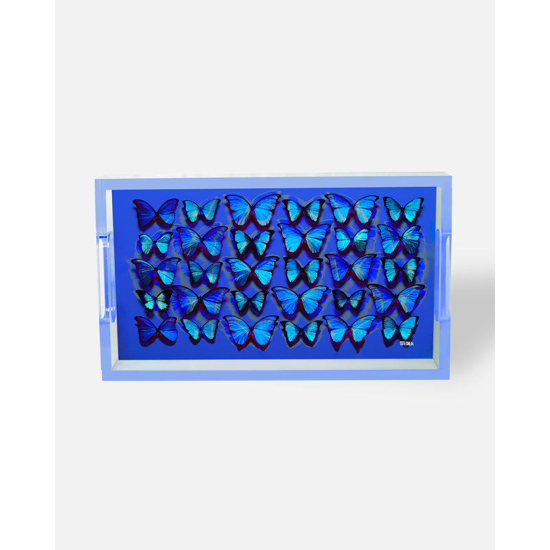 Cobalt Midnight Blues, 13"W x 20.5"D x 2"H