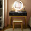 Subra Dressing Table with Mirror