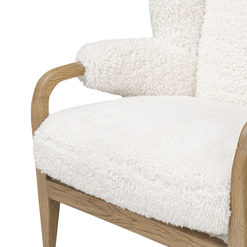 Sedoni Chair, White Teddy