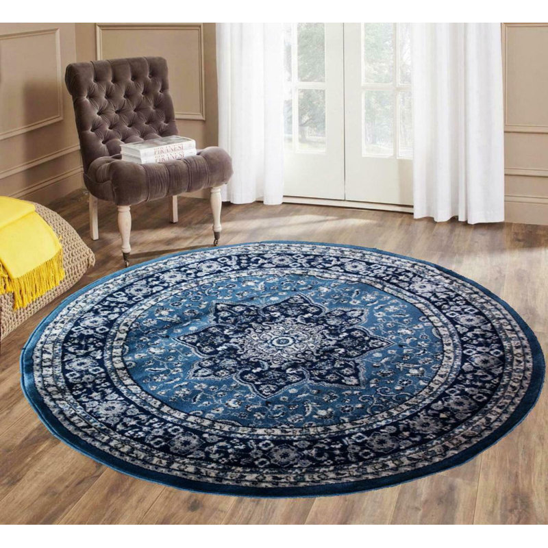 Assylbek Oriental Area Rug, Round 120cm