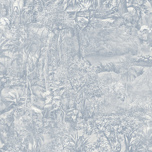 Jungle Toile Peel and Stick Wallpaper | Birch Lane