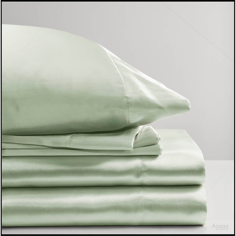 Ensemble de draps de luxe Cal King, Sauge