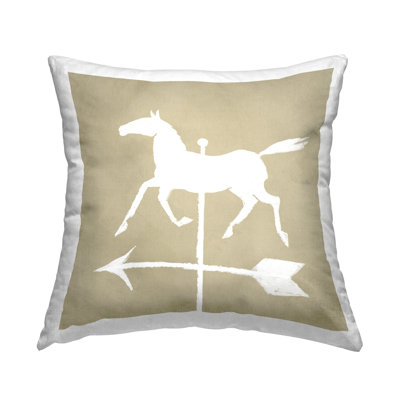 Coussin décoratif à motif de girouette Trotty