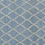 Tapis bleu / crème en laine touffeté à la main Carolene-1020675430