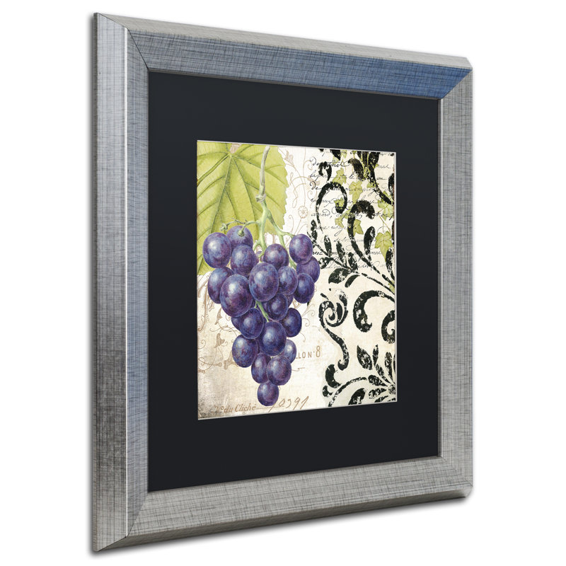 Jadaya «Les Fruits Jardin II», impression encadrée, Noir, H 16 po x l 16 po x P 0,5 po