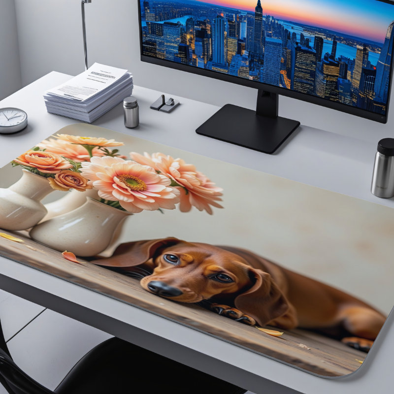 Polyester Desk Pad, 31.5x15.5
