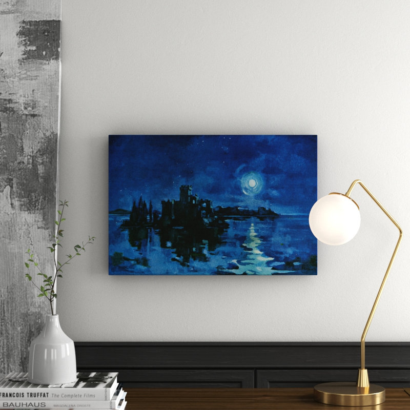 Calm Night by Curtis Publishing - Wrapped Canvas Print, 41cm H x 61cm W x 3.81cm D