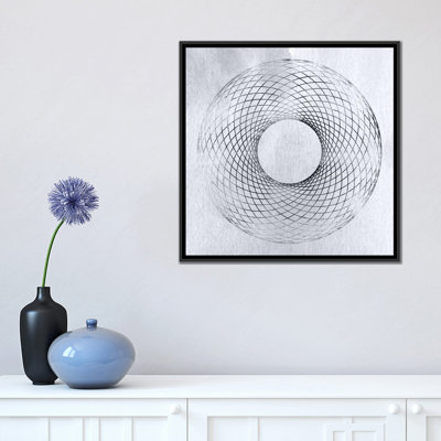 Modern Abstracts - SpiroGraph par 5by5collective - Estampe numérique sur toile tendue avec châssis