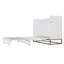 Lit escamotable avec pieds en fer, design moderne-837173260