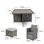 Quinden All Weather Wicker/Rattan 8 - Person with Cushions & Parasol-1130500298-1111261497