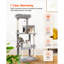 Arbre à chat 56,3 po en sisal avec 2 portes-117069237-117069236