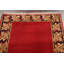 Tapis népalais rouge en laine rouge 4X5