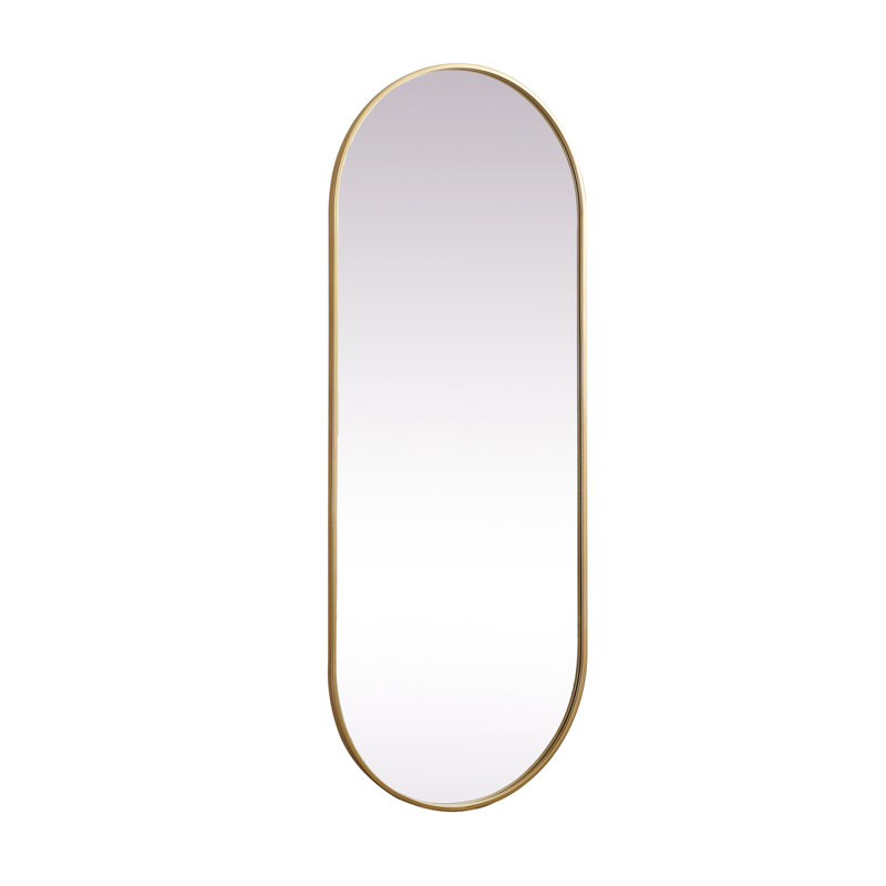 Miroir Elington, 60 po x 24 po, Laiton