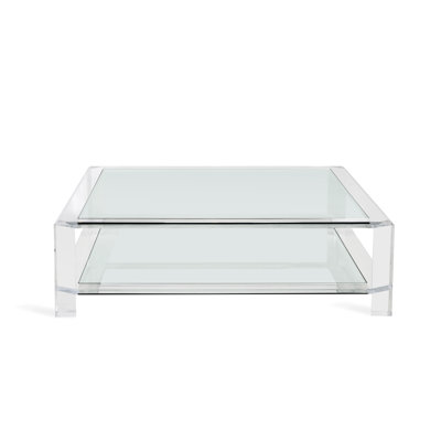 Surrey Glass Top Single Coffee Table
