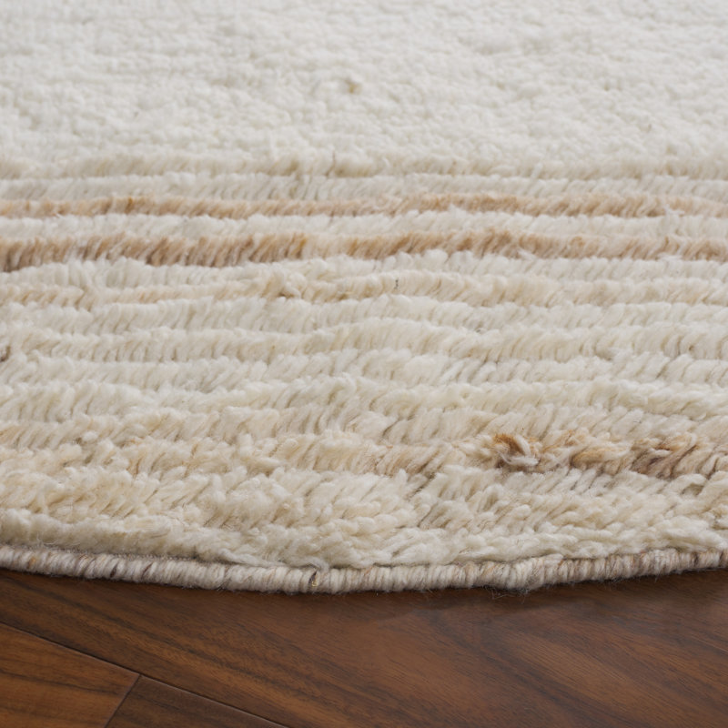 Wool Area Rug, Round 6'