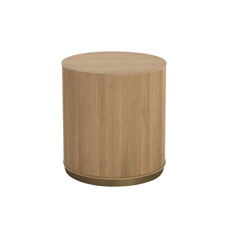 KALLA End Table, Brown