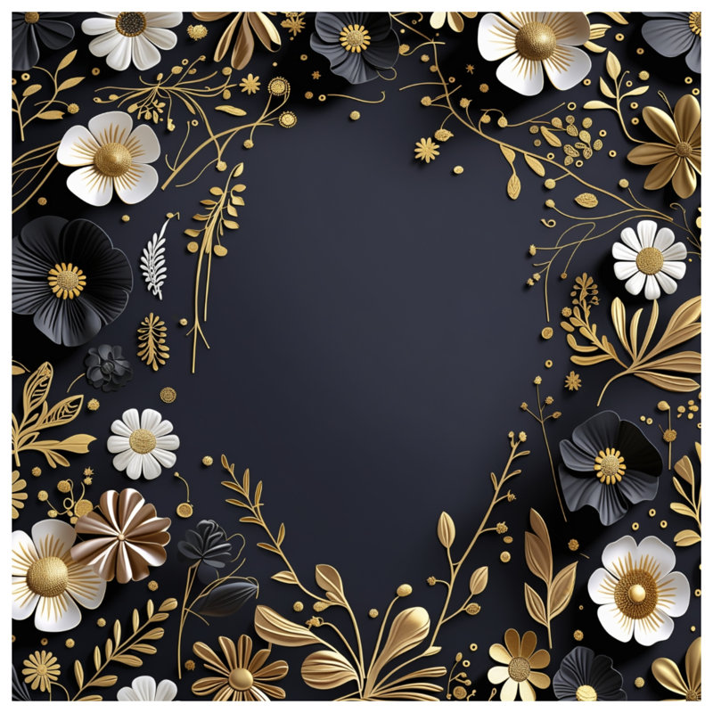 Coussin Floral, 16 po x 16 po