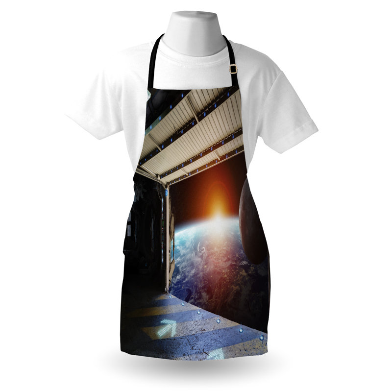 No Pattern Bib Apron